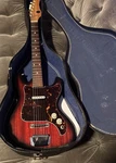 1960S Kingston Mij Vintage Electric Guitar Teisco Era Sunburst W/ Case. Fixed Price $229.00.