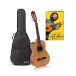 Classical Guitar With Soft Nylon Strings By Hola! Music, Junior 3/4 Size 36 I.... Fixed Price $210.58.
