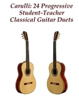 Carulli: 24 Progressive Student-teacher Classical Guitar By Ferdinando. Fixed Price $30.49.