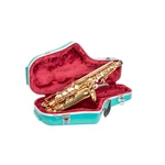 Crossrock Alto Saxophone Case Abs Molded Hardshell-detachable Strap-mint Blue. Fixed Price $128.99.