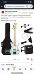 Best Choice Products Kid Electric Guitar Set - Powder Blue. Fixed Price $60.00.