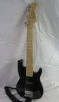 Zeny 30" Electric Guitar Short Scale Black Compact Travel W/ Gig Bag Tested. Fixed Price $33.00.