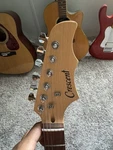 Crescent Purple Electric Guitar 6 String Solid Body Rosewood Fretboard. Fixed Price $129.00.