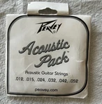 Peavey Acoustic Pack 12-52 Guitar Strings 3 Sets. Fixed Price $11.64.