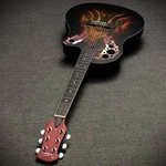 Acoustic Electric Guitar With Round Abs Back, Spruce Top, Cutaway, And Gig Bag. Fixed Price $99.99.
