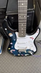 Zeny Electric Guitar Black Blue Strat Style 6-STRING. Fixed Price $35.00.