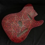 1968 Paisley Red Electric Guitar Body Unfinished Basswood. Fixed Price $214.61.