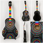 Lucida Handpainted Guitar Acoustic Multicolor Design 6 String. Fixed Price $69.99.
