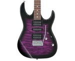 Used Ibanez GRX70QATVT Gio Electric Guitar - Transparent Violet Sunburst. Fixed Price $209.99.