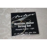 New Archer Acoustic Guitar String Set--phosphor Bronze--light #GS0151253. Fixed Price $7.99.