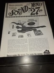 Decca Steel String Guitar Rare Original 1967 Promo Poster Ad Framed. Fixed Price $75.00.