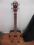 J Reynolds 1000A 4 String Acoustic Electric Bass W/solid Spruce Top. Fixed Price $379.99.
