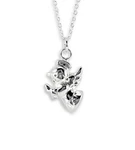 Silver Angel Pendant Necklace, 0.925 Praying Body- S-497SIL. Fixed Price $17.99.