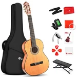Classical Full Size 4/4 Spanish Style Guitarra, 39 Inch Nylo.... Fixed Price $183.20.