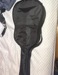 Lyons Classical Guitar 6 String Brown Wood Right-handed With Gig Bag. Fixed Price $210.00.