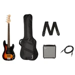 Squier Affinity Series Precision Bass Pj Pack 3-COLOR Sunburst W/laurel Fb. Fixed Price $429.99.