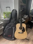 Light Squire By Fender Model: 093-0300-021 Acoustic Guitar. Fixed Price $210.00.