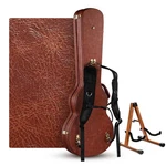 Yescom Les Paul Electric Guitar Hard Case W/ Folding Stand Backpack Strap Sonic. Fixed Price $169.90.