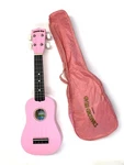 Diamond Head Lt Pink Soprano Ukulele W/bag - Maple Body/neck DU110. Fixed Price $49.99.