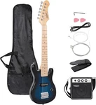 30" Kids Electric Guitar With Amp, Strap, Strings And Picks Combo Accessory Kit. Fixed Price $73.19.