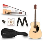 Fender CD-60S Dreadnought V2 Acoustic Guitar Pack Natural. Fixed Price $249.99.