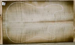 Flame Roasted Maple Wood 0731 Luthier Carved Top Guitar Set 23 X 13.75. Fixed Price $129.95.