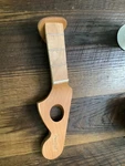 Fender Guitar Gravity Defying Wood Wine Bottle Stand Holder. Fixed Price $25.00.