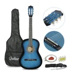 Zeny 01026 Beginner Acoustic Guitar Starter Kit - Blue. Fixed Price $102.48.