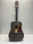 Squier By Fender DG-6NAT Dreadnought 6-STRING Acoustic Guitar Custom Painted. Fixed Price $39.99.