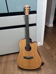 Donner DAG-1C Acoustic Guitar 41" Full Size Cutaway Mahogany Wood + Bag. Fixed Price $65.00.