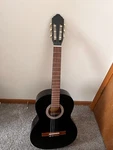Lucero #LC100BK Classical Guitar Nylon Acoustic. Fixed Price $150.00.