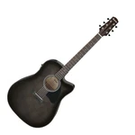 Ibanez AAD77CE Advanced Acoustic Series Guitar, Trans Black Sunburst. Fixed Price $499.99.