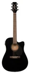 Jasmine JD39CE-BLK Dreadnought Acoustic Electric Guitar. Black Finish. Fixed Price $449.00.