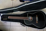 Cordoba Fusion 14 Jet Acoustic Electric Classical Guitar & Hard Shell Case. Fixed Price $425.00.