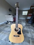 1990'S Aria Full Size Acoustic Guitar Model AW-650. Fixed Price $300.00.