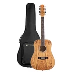 12 Strings Acoustic Guitar Spalted Maple Top Mahogany Back. Fixed Price $159.99.