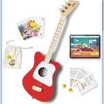 Loog Mini Acoustic Guitar For Children & Beginners - Red. Fixed Price $93.49.