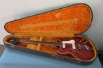 Vintage 1966 Vox Cougar V214 Bass Guitar Cherry Red Very Clean With Case 6/7 Con. Fixed Price $720.00.
