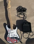 Archer Electric Guitar Coors Light Promotional With Amplifier Clean Read. Fixed Price $260.00.