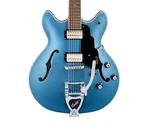 Guild Starfire Dc Semi-hollow Guitar W/gvt Pelham Blue Metallic B-stock. Fixed Price $519.99.