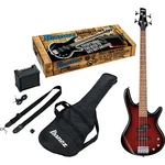 Ibanez IJSR190N Electric Bass Jumpstart Pack Walnut Sunburst. Fixed Price $369.99.