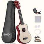 Ukulele For Beginners 21-INCH Wooden Soprano Kit Musical Instrument Gift. Fixed Price $27.19.