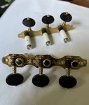 Rubner Classical Guitar Tuning Machines, Gloss Brass (gold) With Ebony Oval. Fixed Price $198.00.