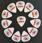 Kansas City Chiefs Guitar (12 Picks) - (buy 2, Save 50% On 2ND). Fixed Price $9.95.
