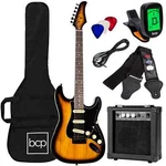 Best Choice Products 39IN Full Size Beginner Electric Guitar Kit With Case, Stra. Fixed Price $217.48.
