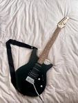 Rogue Rocketeer Electric Guitar Kit Black Amp, Stand, Strap, Picks Bundle. Fixed Price $160.00.