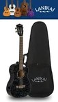 Lanikai Quilted Maple Black Stain Acoustic/electric Baritone Ukulele +case Uke. Fixed Price $559.00.