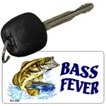 Bass Fever Novelty Metal Aluminum License Plate Tag Art. Fixed Price $16.90.
