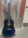 Johnson Jg 620 Acoustic Guitar In Blue. Fixed Price $299.00.