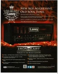 2013 Laney Iron Heart Amplifier Head Magazine Print. Fixed Price $15.95.